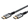 Goobay DisplayPort 1.4 Kabel - 1m (Han/Han) Sharkskin Gr