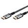 Goobay DisplayPort 1.4 Kabel - 2m (Han/Han) Sharkskin Gr