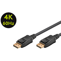 Goobay DisplayPort kabel 1.2 4K - 1m (10,8Gbps)