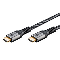 Goobay High Speed HDMI 2.0 Kabel m/Ethernet - 15m (Han/Han) Sharkskin Gr