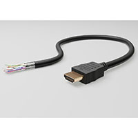Goobay High Speed HDMI Kabel m/90 grader - 1m