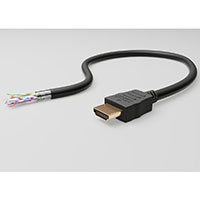 Goobay High Speed Vinklet HDMI Kabel m/Ethernet (0,5m)