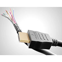 Goobay High Speed Vinklet HDMI Kabel m/Ethernet (1,5m)