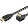 Goobay High Speed Vinklet HDMI Kabel m/Ethernet (5m)