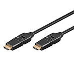 Goobay Ultra High Speed Drejbar HDMI Kabel m/Ethernet (2m)