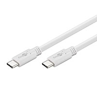Goobay USB-C Kabel 3.2 60W - 1m (USB-C/USB-C) Hvid