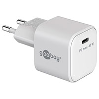 Goobay USB-C Oplader 45W (1xUSB-C) Hvid