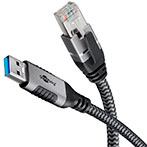 Goobay USB Netvrks Kabel - 1,5m (USB-A 3.0 til RJ45)