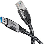 Goobay USB Netvrks Kabel - 10m (USB-A 3.0 til RJ45)