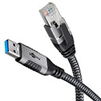 Goobay USB Netvrks Kabel - 1m (USB-A 3.0 til RJ45)