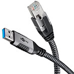 Goobay USB Netvrks Kabel - 3m (USB-A 3.0 til RJ45)