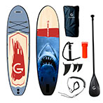 GoRunner Sup Shark Oppustelig Stand-Up-Paddleboard (Multipak)