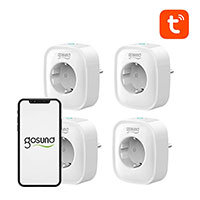 Gosund SP1 Smart WiFi Stikkontakt - TUYA (3680W) 4pk