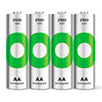 GP Batteries ReCyko+ NiMH Genopladelige AA Batterier 1,2V (2100mAh) 4pk