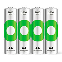 GP Batteries ReCyko NiMH Genopladelige AA Batterier 1,2V (2600mAh) 4pk