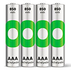 GP Batteries ReCyko NiMH Genopladelige AAA Batterier 1,2V (850mAh) 4pk