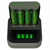 GP Batteries ReCyko Speed Charger Batterioplader m/4xAA Batterier (2600mAh)