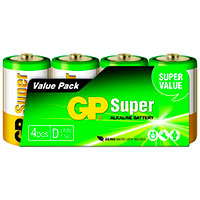 GP Batteries Super D/LR20 Batterier (Alkaline) 4pk