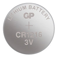 GP CR1216 knapcelle batteri 3V (Lithium ) 1-Pack
