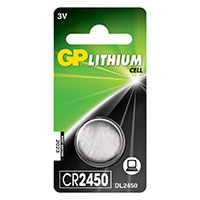 GP CR2450 knapcelle batteri 3V (Lithium) 1-Pack
