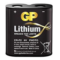 GP CRP2 batteri 6V (Lithium) 1-Pack