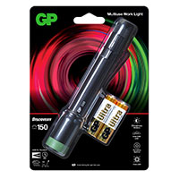 GP Discovery C33 COP LED Lommelygte 150lm (Dual lygte)