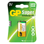 GP Super 9V batteri (Alkaline) 1-Pack