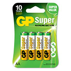GP Super AA batterier 1,5V (Alkaline) 4-Pack