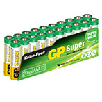 GP Super AAA batterier 1,5V (Alkaline) 20-Pack