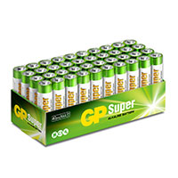 GP Super AAA batterier 1,5V (Alkaline) 40-Pack
