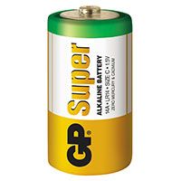 GP Super C batterier 1,5V (Alkaline) 2-Pack