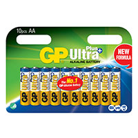 GP Ultra Plus AA batterier 1,5V (Alkaline) 10-Pack