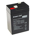 Green Cell AGM02 SLA VRLA UPS Batteri t/Legetjs Biler (6V/4,5Ah)