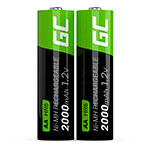 Green Cell GR06 Genopladelige Batterier AA (NiMH) 4pk