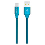 GreyLime USB-C kabel - 1m (USB-A/USB-C) Blå