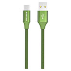 GreyLime USB-C kabel - 1m (USB-A/USB-C) Grøn