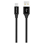 GreyLime USB-C kabel - 1m (USB-A/USB-C) Sort