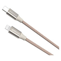 GreyLime USB-C til Lightning kabel - 2m (MFi) Beige