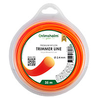 Grimsholm Trimmertrd Rund - 35m (2,4mm) Orange