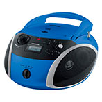 Grundig GRB 3000 BT Boombox (CD/MP3/Bluetooth/FM/3,5mm/USB) Blå