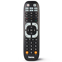 Hama  6-i-1 Universal Fjernbetjening (TV/DVD/STB/VCR/AUX/DVBT)