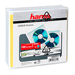 Hama CD/DVD Plast lommer dobbelt (14,5x14,2cm) 100-pack