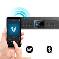 Hama DIT2105SBTX DAB+/Internet radio m/Bluetooth - Sort