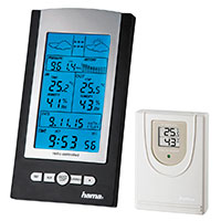 Hama EWS-800 Vejrstation m/sensor (Luftfugtughed/temperatur)