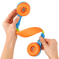 Hama Fleksible Brnehovedtelefoner (3,5mm) Bl/orange/grn