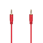 Hama Flexi-Slim Minijack kabel - 0,75m (3,5mm/3,5mm) Rød