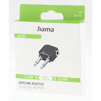 Hama Flyadapter (2x3,5mm/1x3,5mm)
