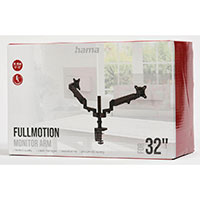 Hama Fullmotion Monitor Arm Double (13-32tm) 4-vejs