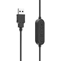 Hama HS-USB300 V2 Stereo Headset m/mikrofon (USB-A)
