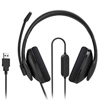Hama HS-USB300 V2 Stereo Headset m/mikrofon (USB-A)